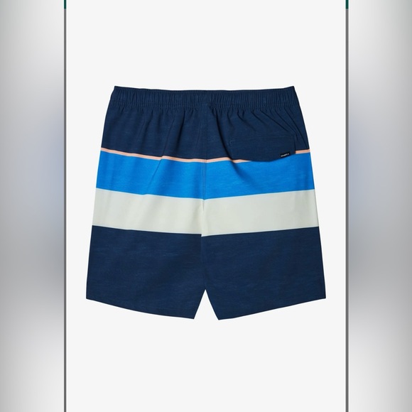 O'NEILL Men's 17 Inch Stripe Volley Boardshorts Swim Trunks for Men with Pockets - Picture 5 of 9